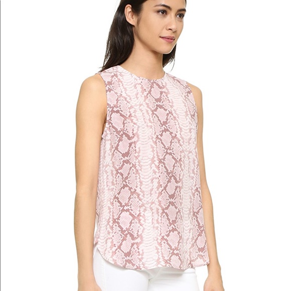 Equipment | Pink Silk Sleeveless Blouse - Picture 5 of 6